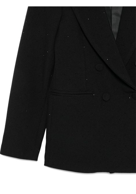 Blazer con strass Lù-Lù BY MISS GRANT | LL3781NERO